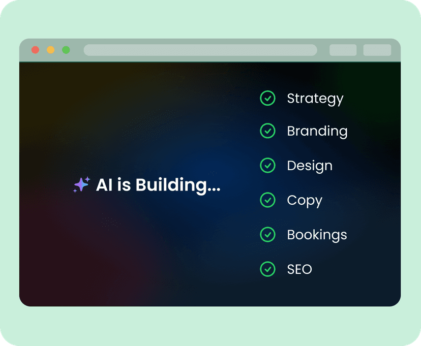Step 2 - AI builds your site