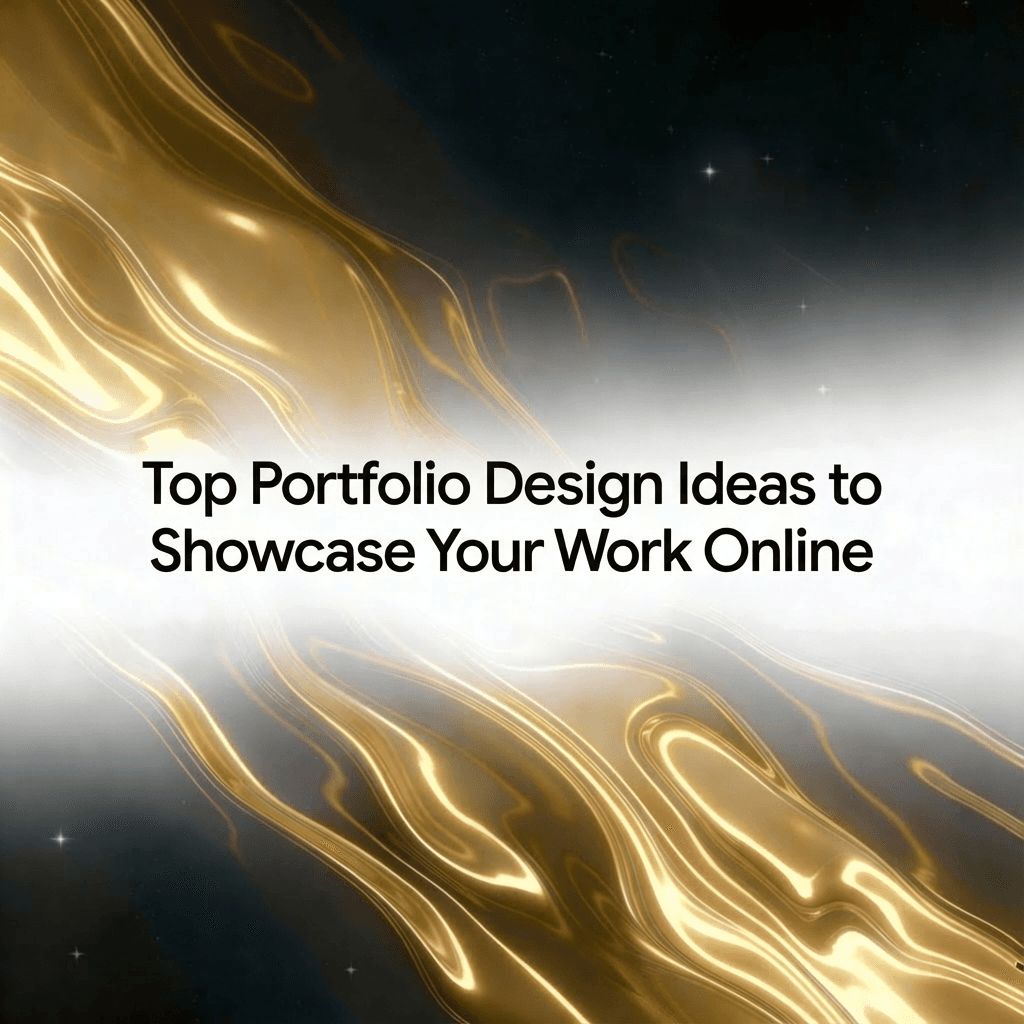 Top Portfolio Design Ideas to Showcase Your Work Online